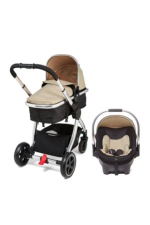 4-Wheel Journey Travel System - Sand/Chrome